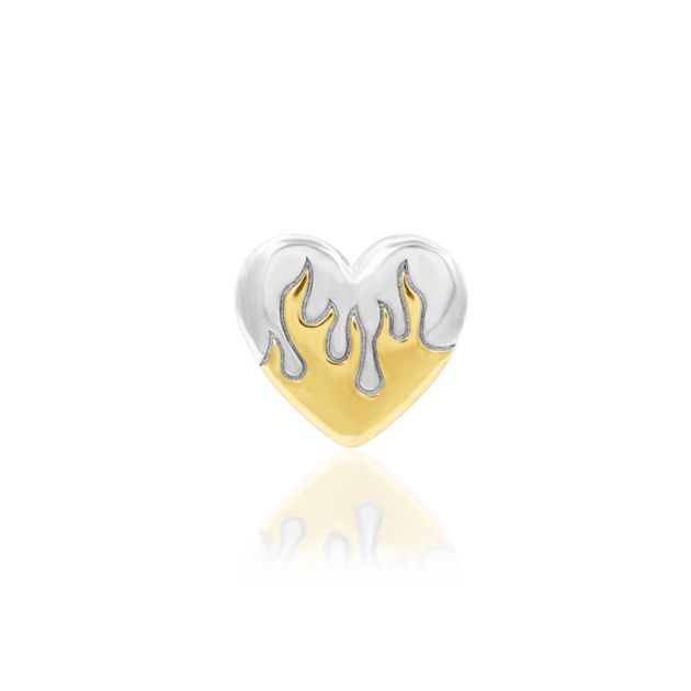 【最終】the virgins heart logo bijou longT Acrylic heart logo bijou hairpin