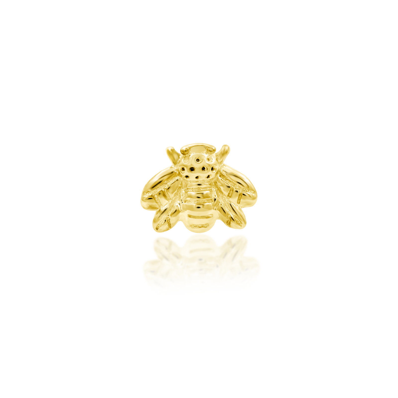 Mini Bee in 14k Gold by Junipurr