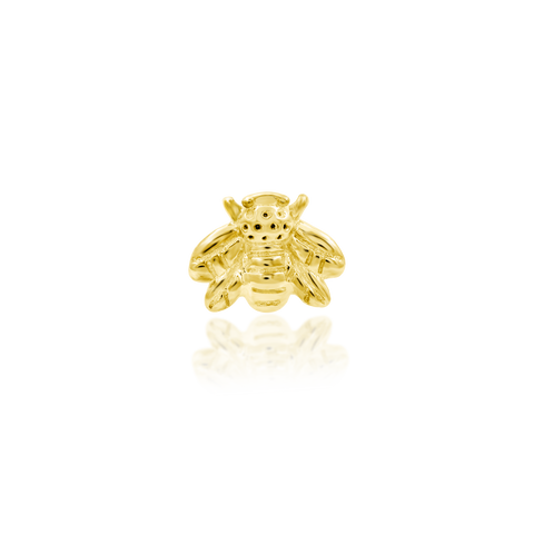 Mini Bee in 14k Gold by Junipurr