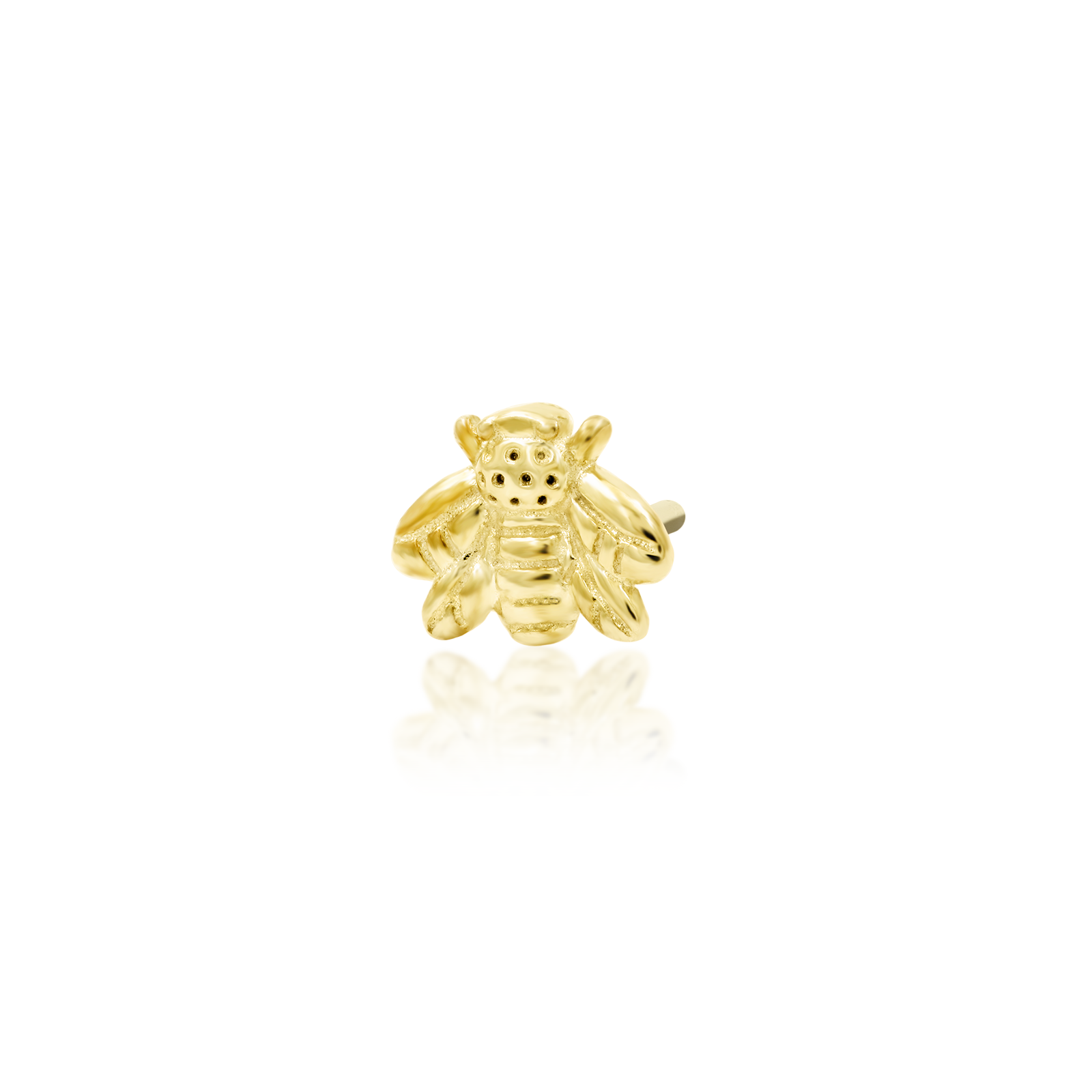 Mini Bee in 14k Gold by Junipurr