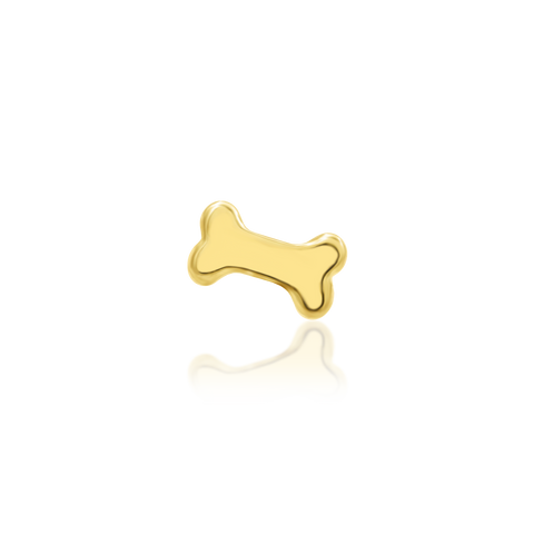 Mini Bone in 14k Gold by Junipurr