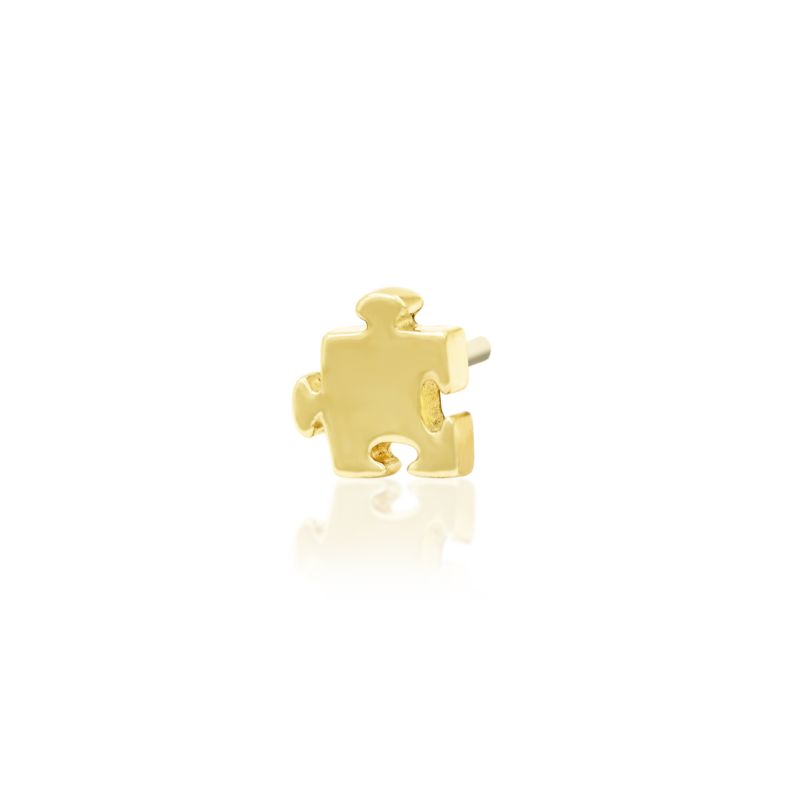 Mini Jigsaw in 14k Gold by Junipurr