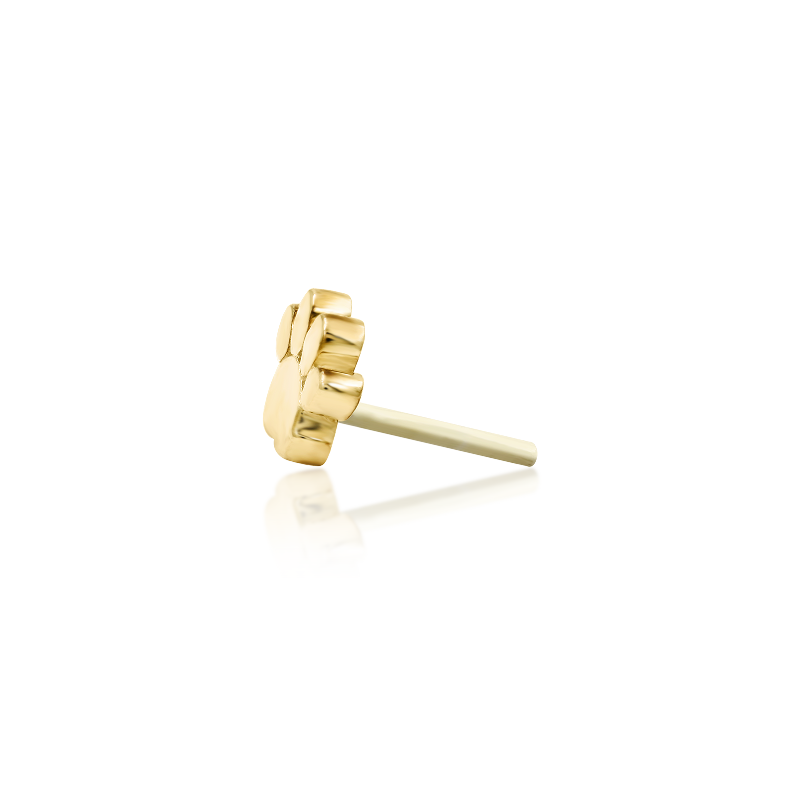 Mini Paw in 14k Gold by Junipurr