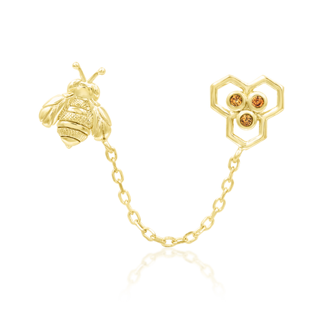 Oh Honey in 14k Gold by Junipurr