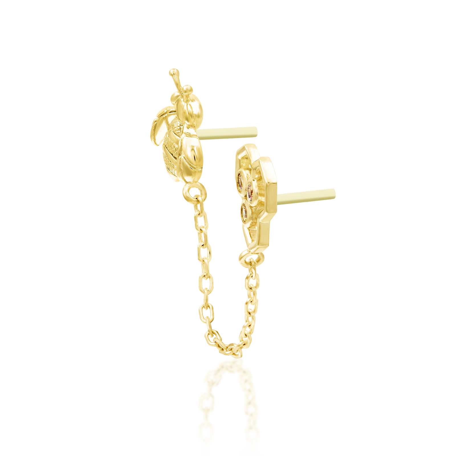 Oh Honey in 14k Gold by Junipurr