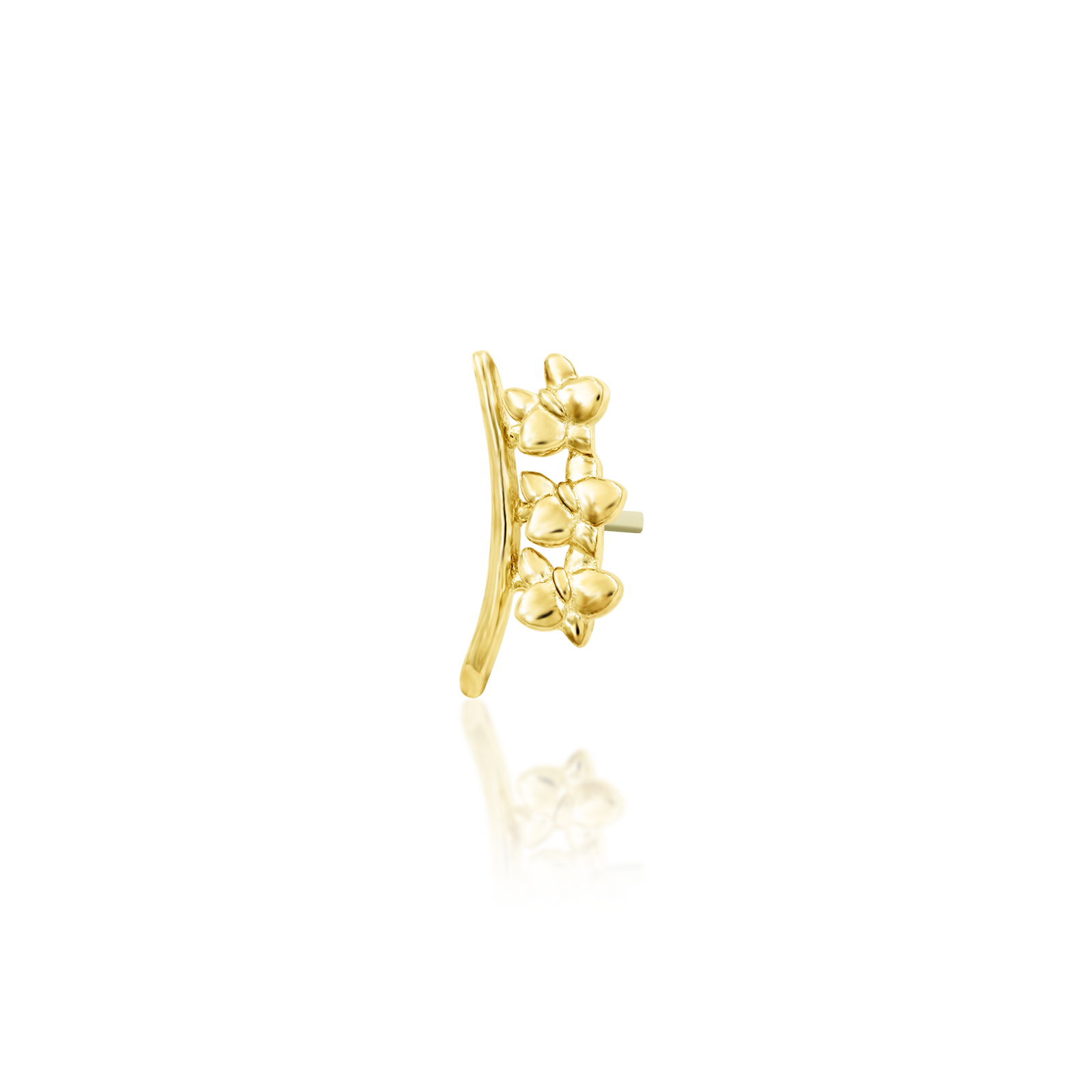 Orchid in 14k Gold by Junipurr