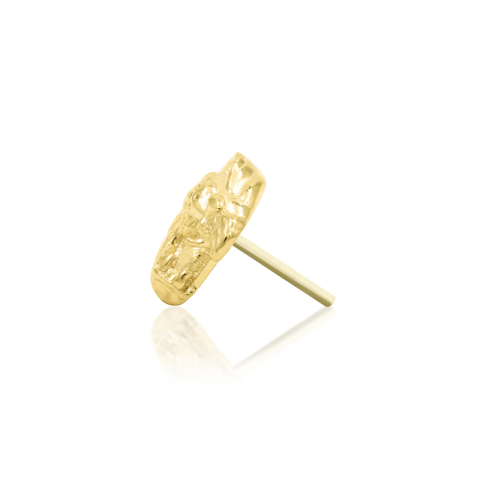 Panther Head in 14k Gold by Junipurr