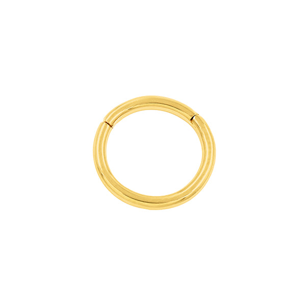 Gold Clicker Ring in 14k Gold by Junipurr