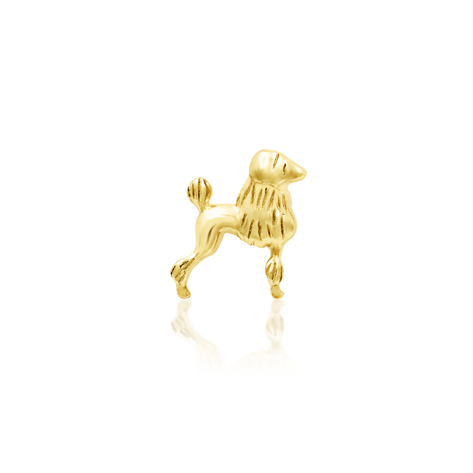 Poodle in 14k Gold by Junipurr