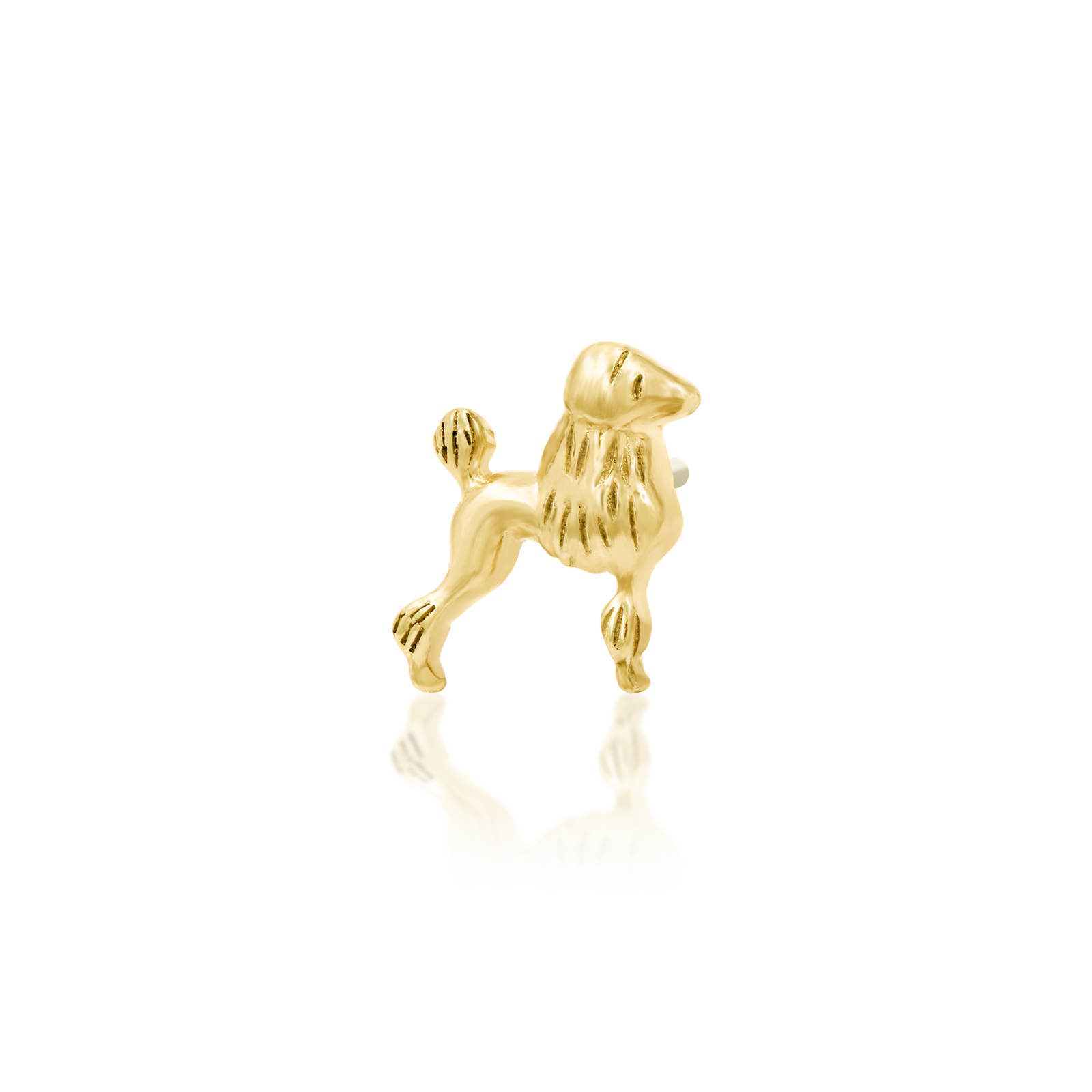 Poodle in 14k Gold by Junipurr