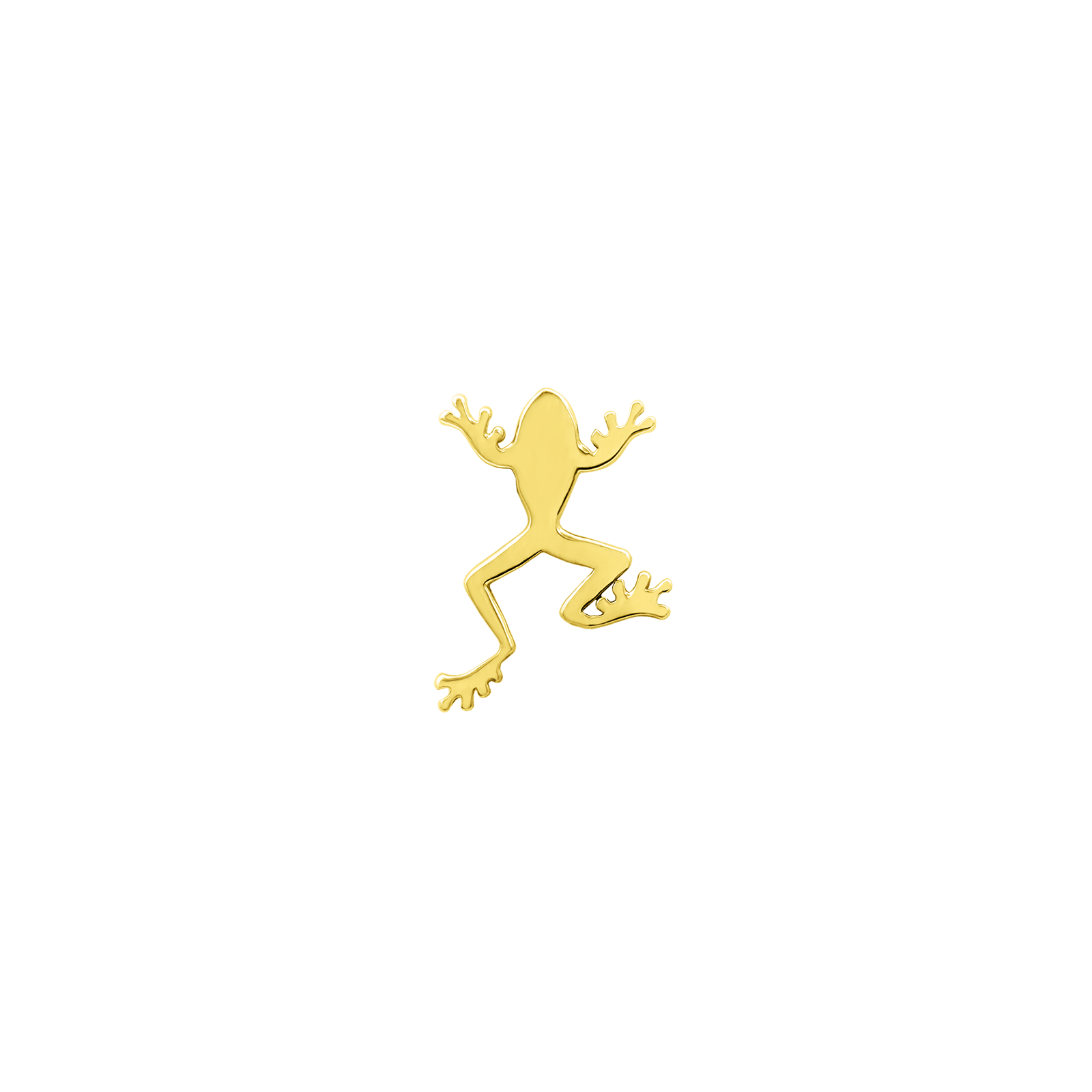 Frog in 14k Gold by Junipurr