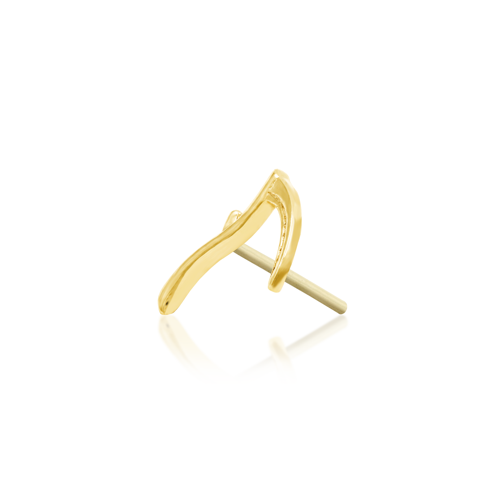 Scythe in 14k Gold by Junipurr