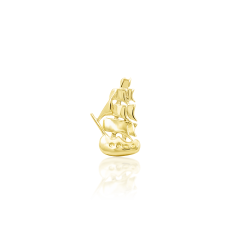Ship in 14k Gold by Junipurr