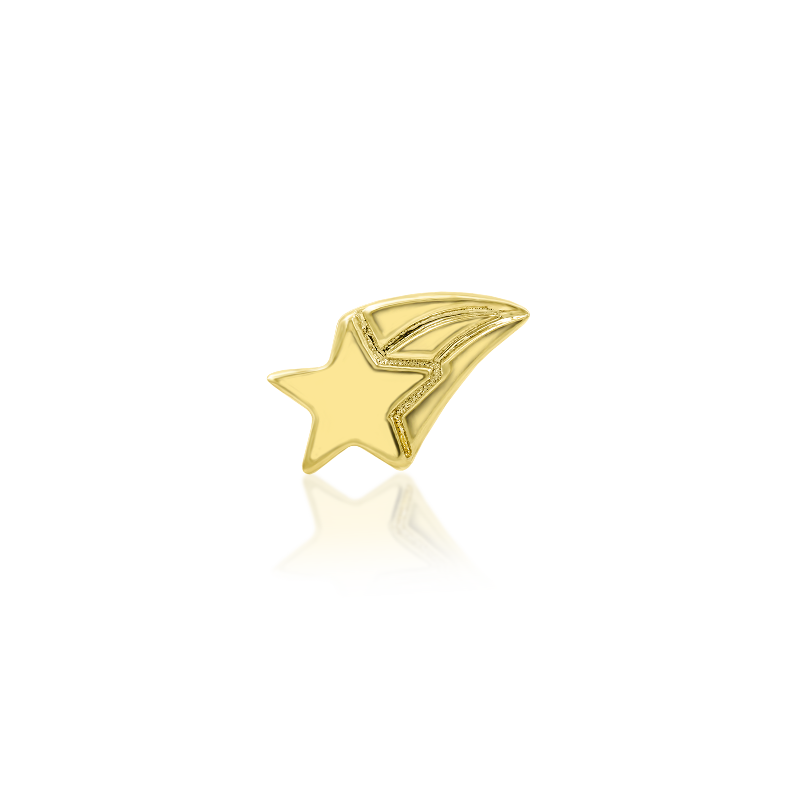 Shooting Star in 14k Gold by Junipurr