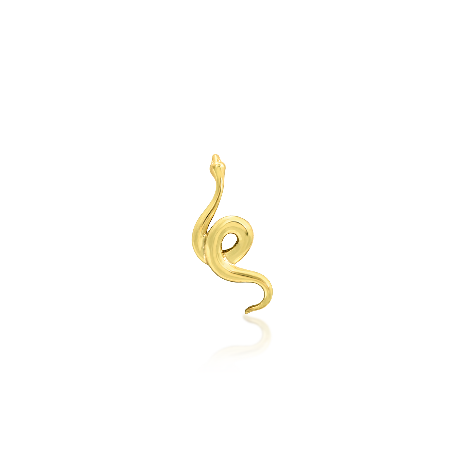 Snake in 14k Gold by Junipurr