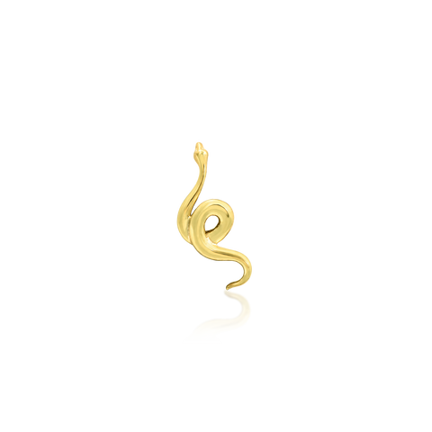 Snake in 14k Gold by Junipurr