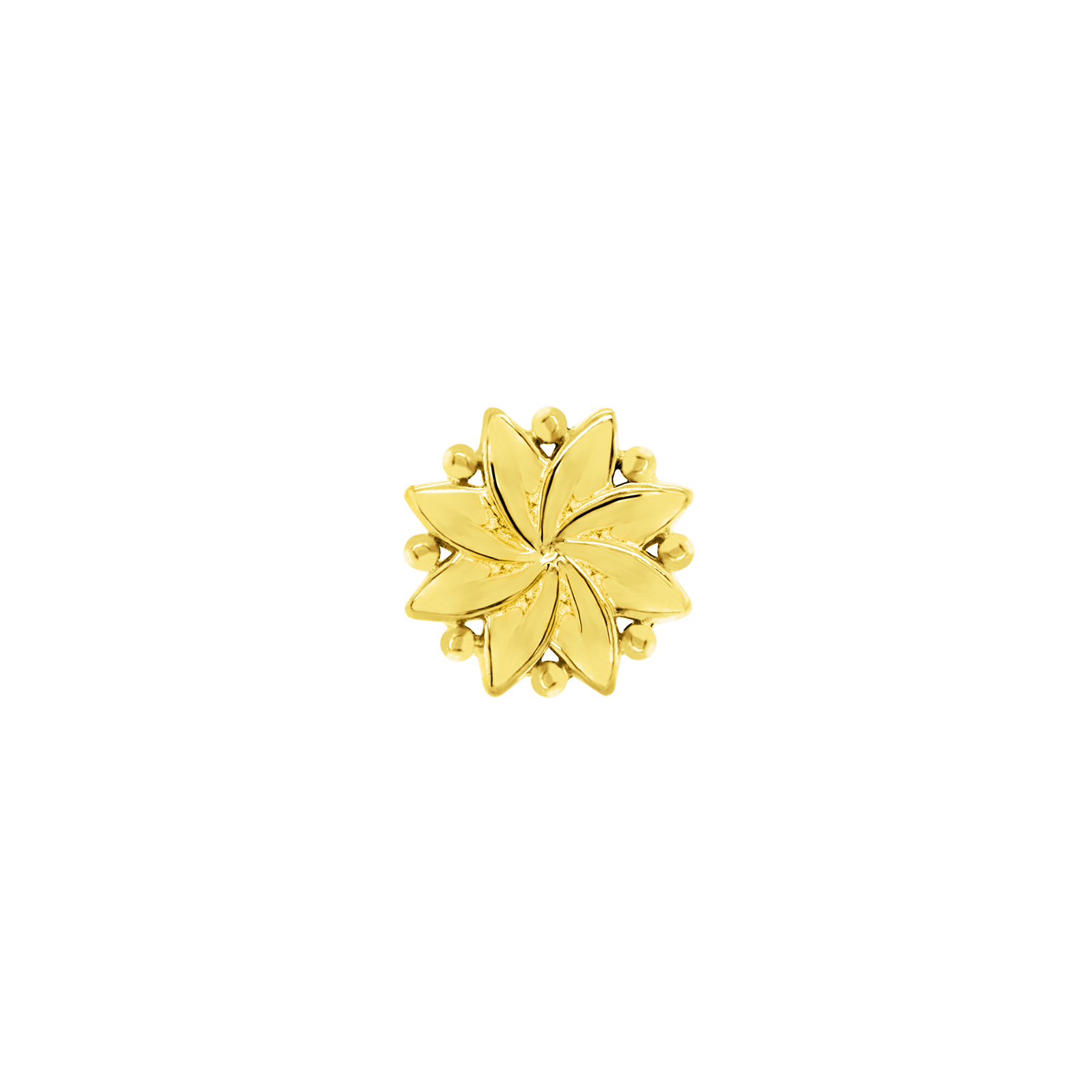 Southern Belle Flower in 14k Gold by Junipurr