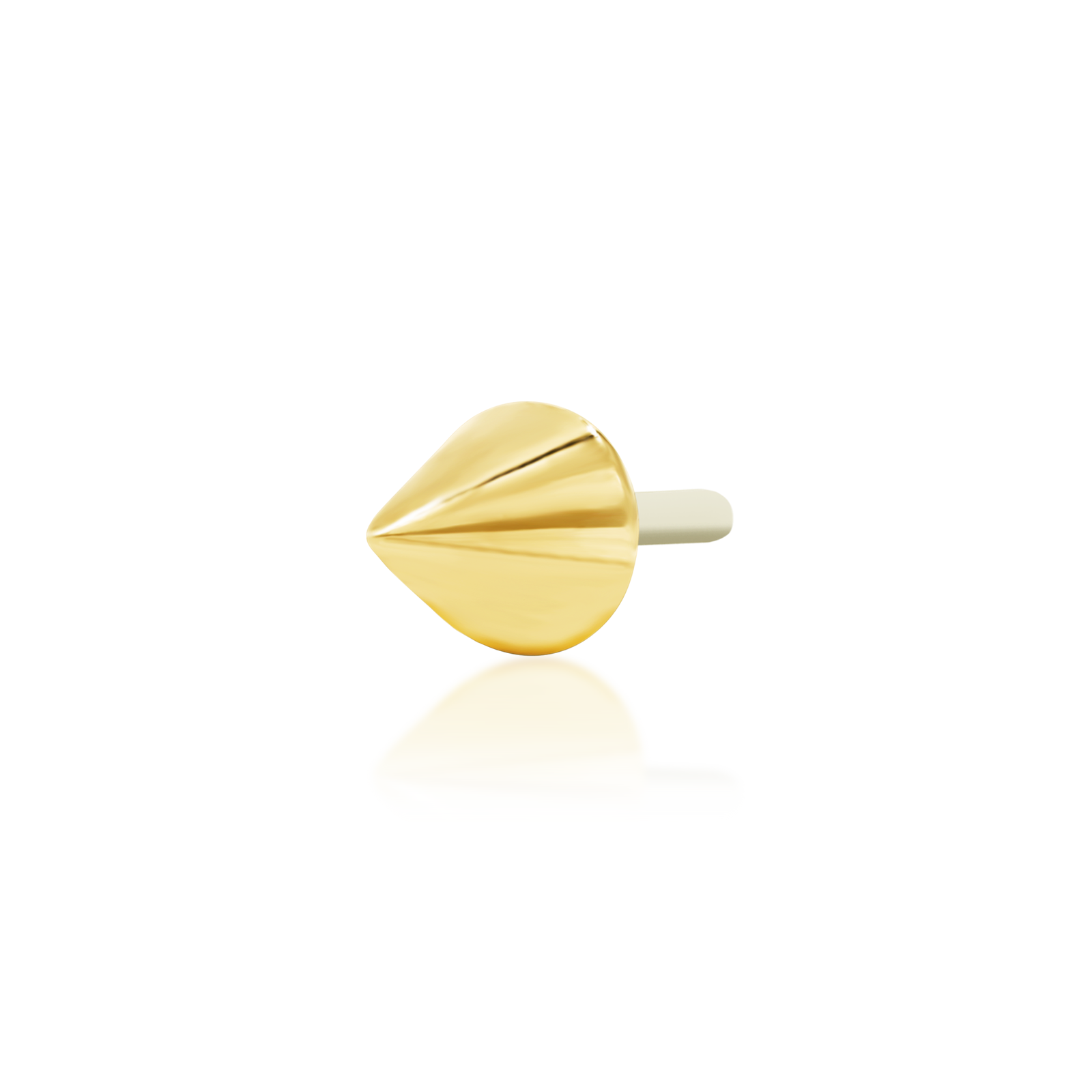 Spike in 14k gold by Junipurr