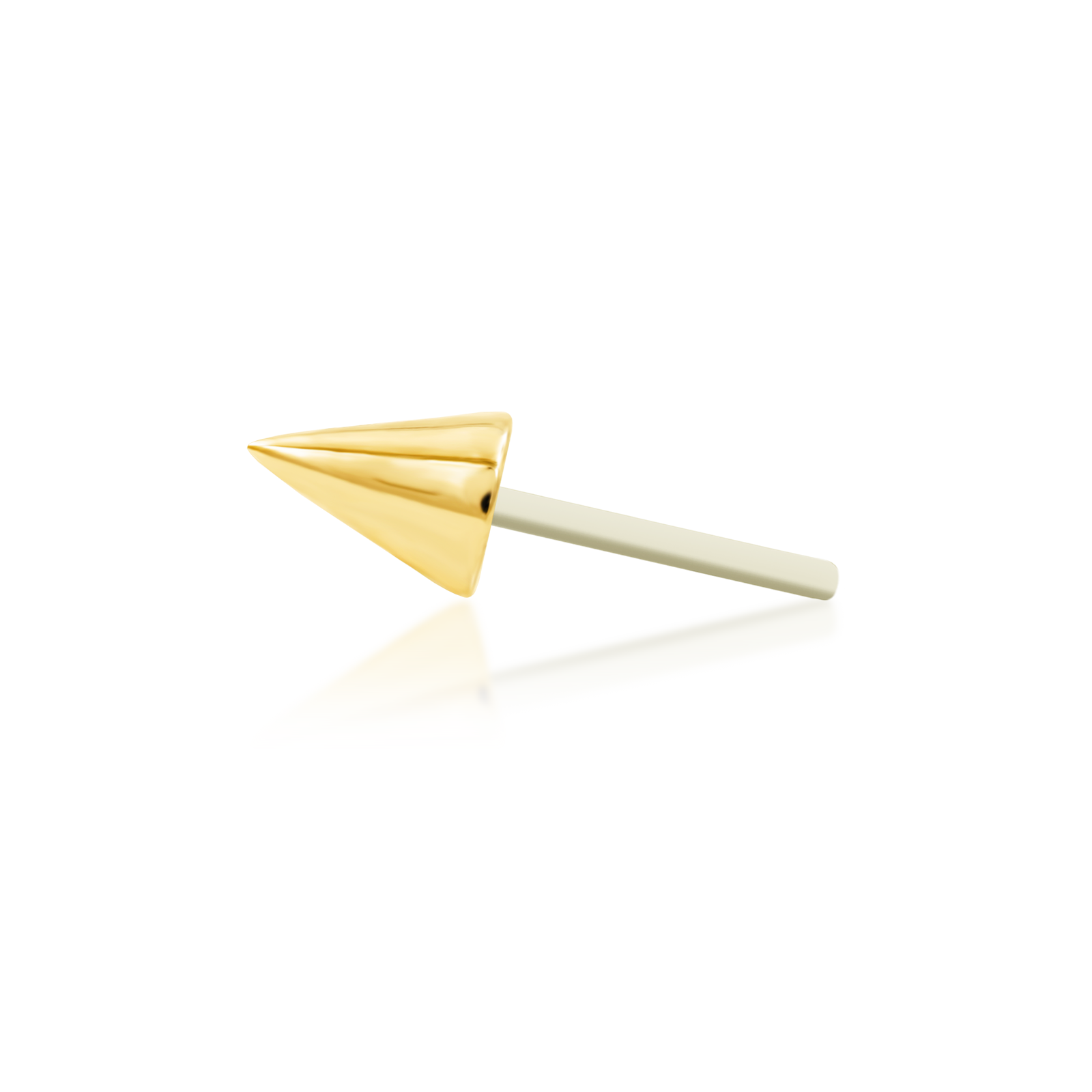 Spike in 14k gold by Junipurr