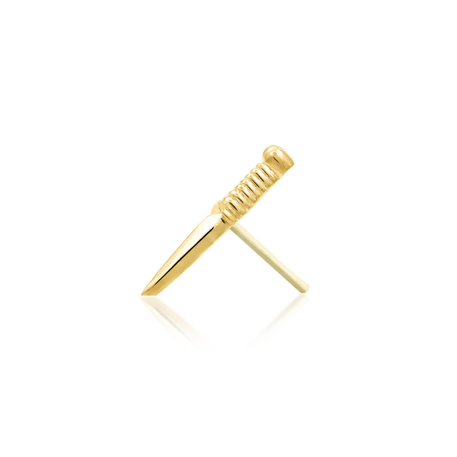 Staring Daggers in 14k Gold by Junipurr
