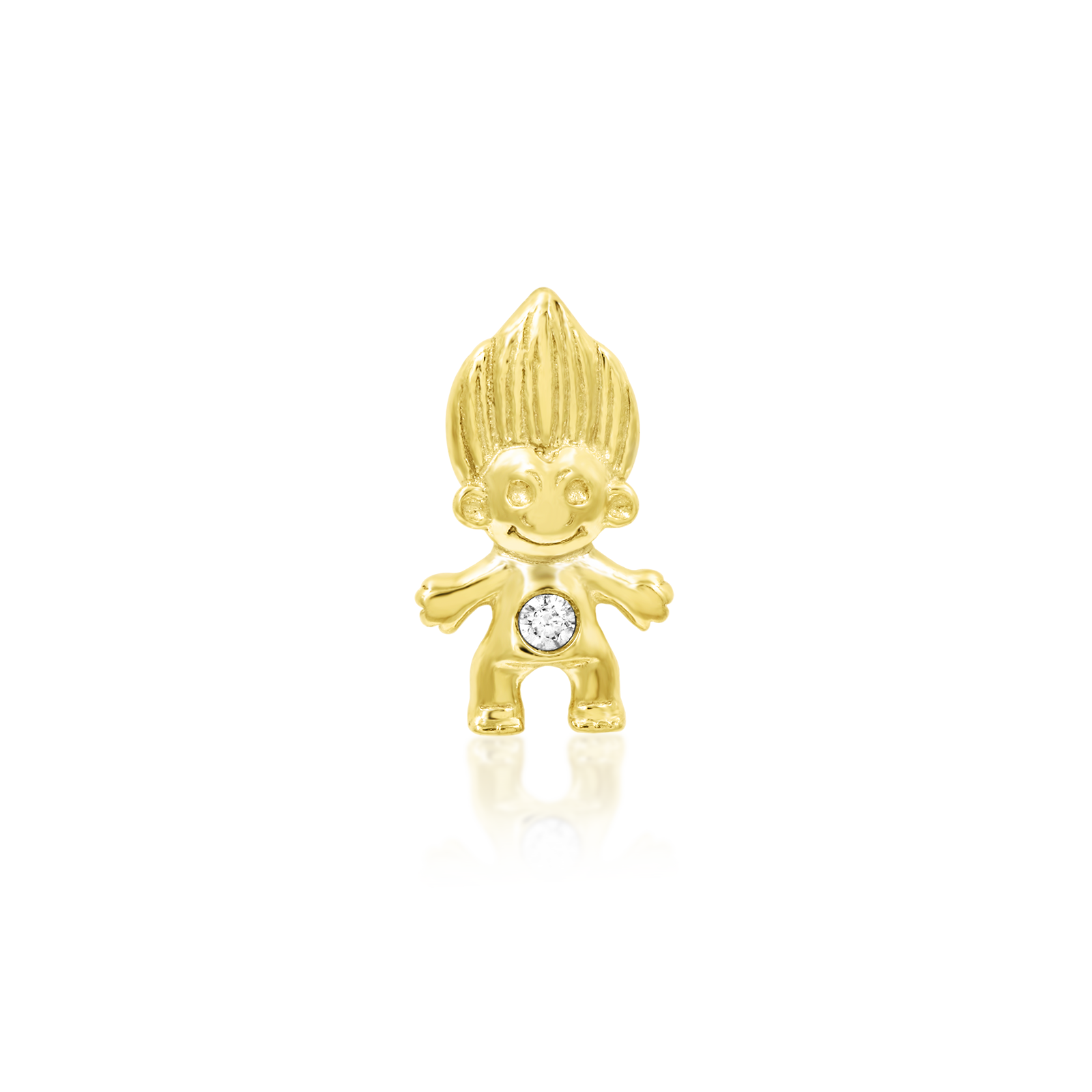 Troll Doll in 14k Gold by Junipurr