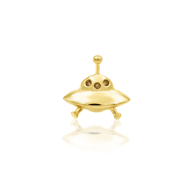 UFO in 14k Gold by Junipurr
