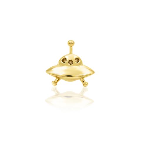 UFO in 14k Gold by Junipurr