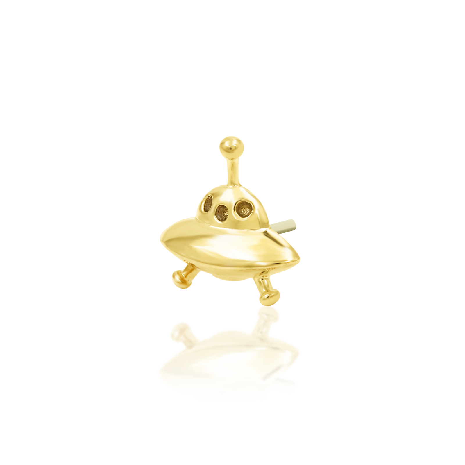 UFO in 14k Gold by Junipurr