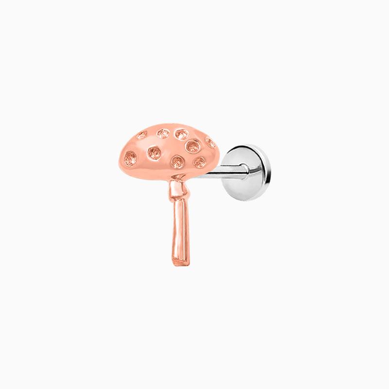 Dotty's Friend Mushroom in 14k Gold by Junipurr