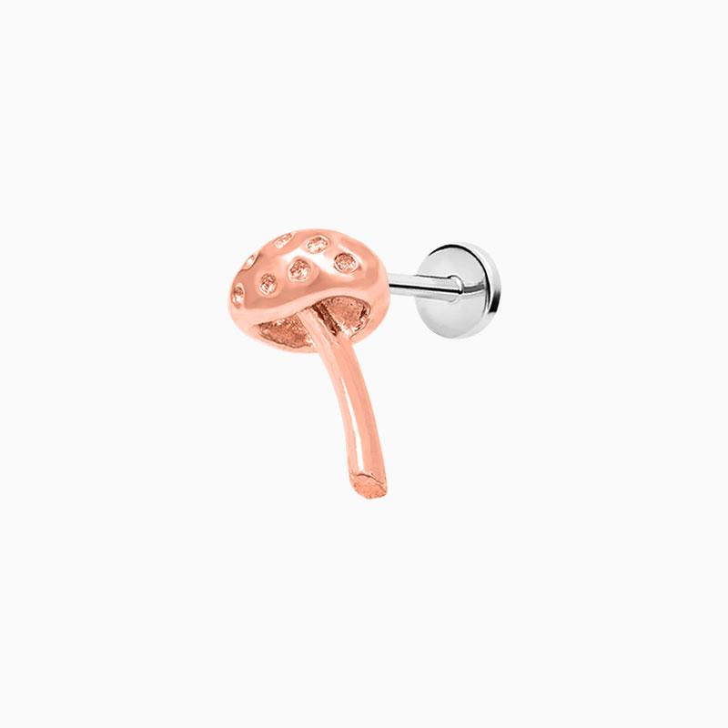Dotty Mushroom in 14k Gold by Junipurr