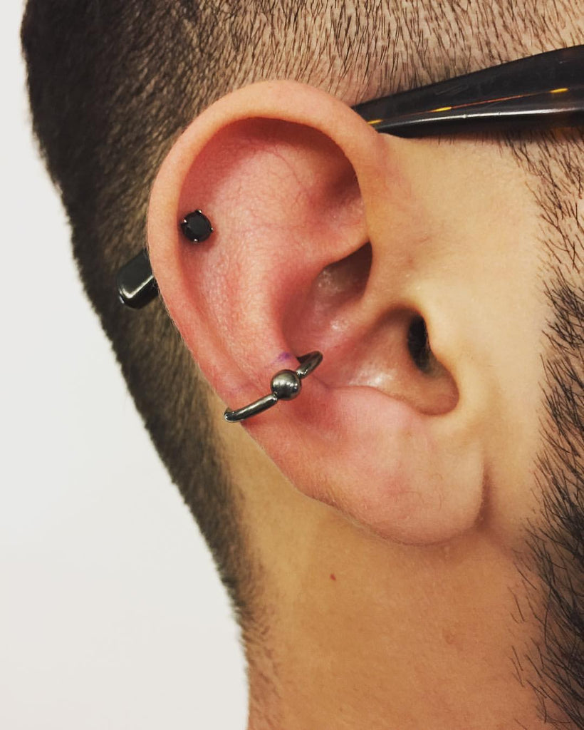 Inner Conch Piercing Diamond
