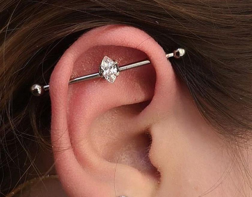 The Industrial Piercing: Everything You Need to Know