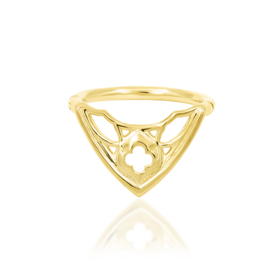 Cathedral in 14k gold by Junipurr