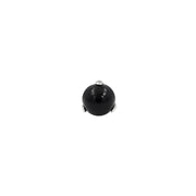 Prong-Set Ball with Black Onyx in 14k Gold by Junipurr