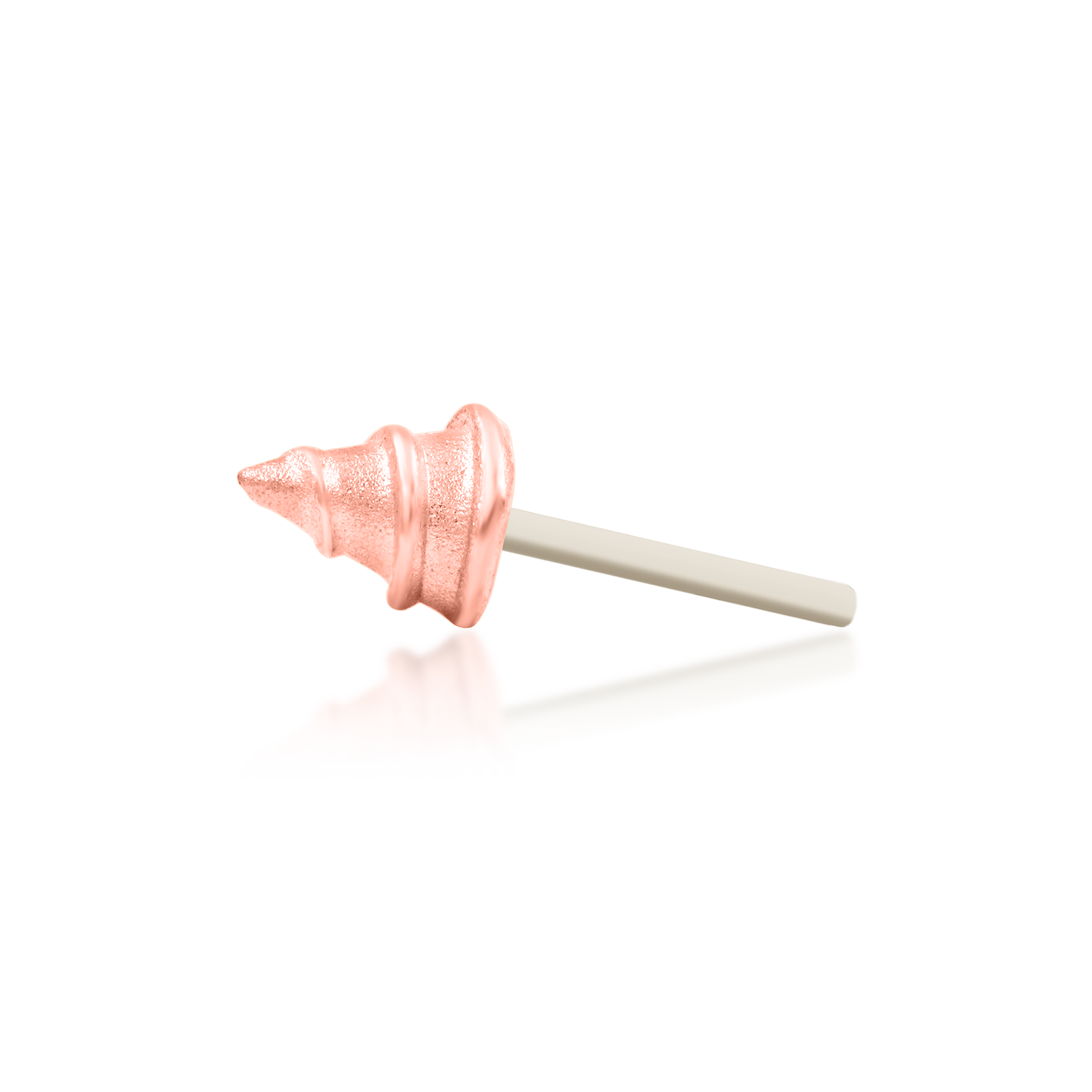 Drill Spike in 14k gold by Junipurr