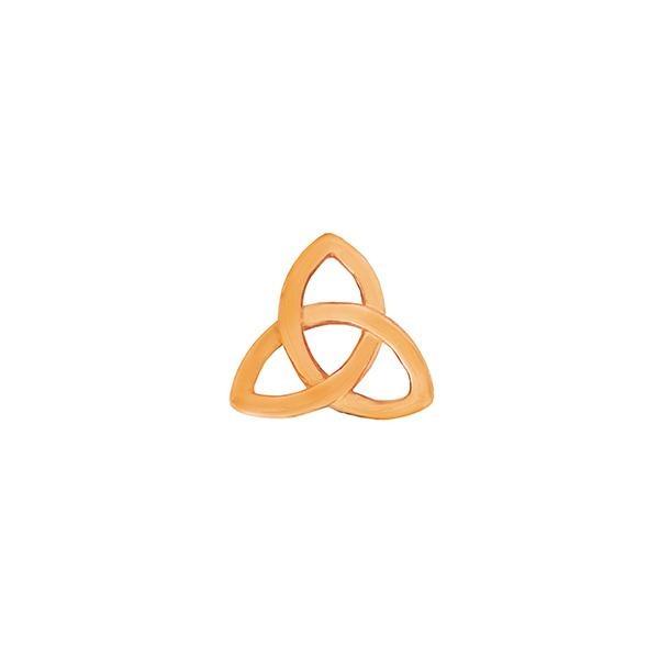 Celtic Knot in 14k Gold by Junipurr