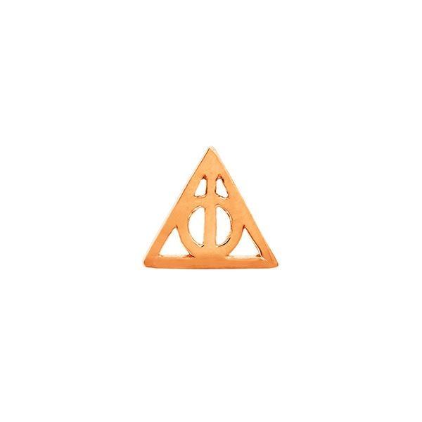 Deathly Hallows in 14k Gold by Junipurr