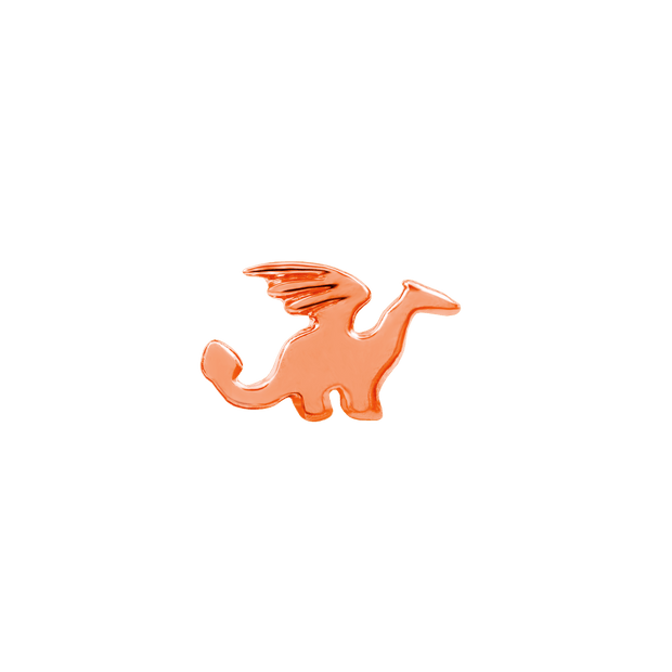 Dragon in 14k Gold by Junipurr