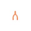 Wishbone in 14k Rose Gold by Junipurr