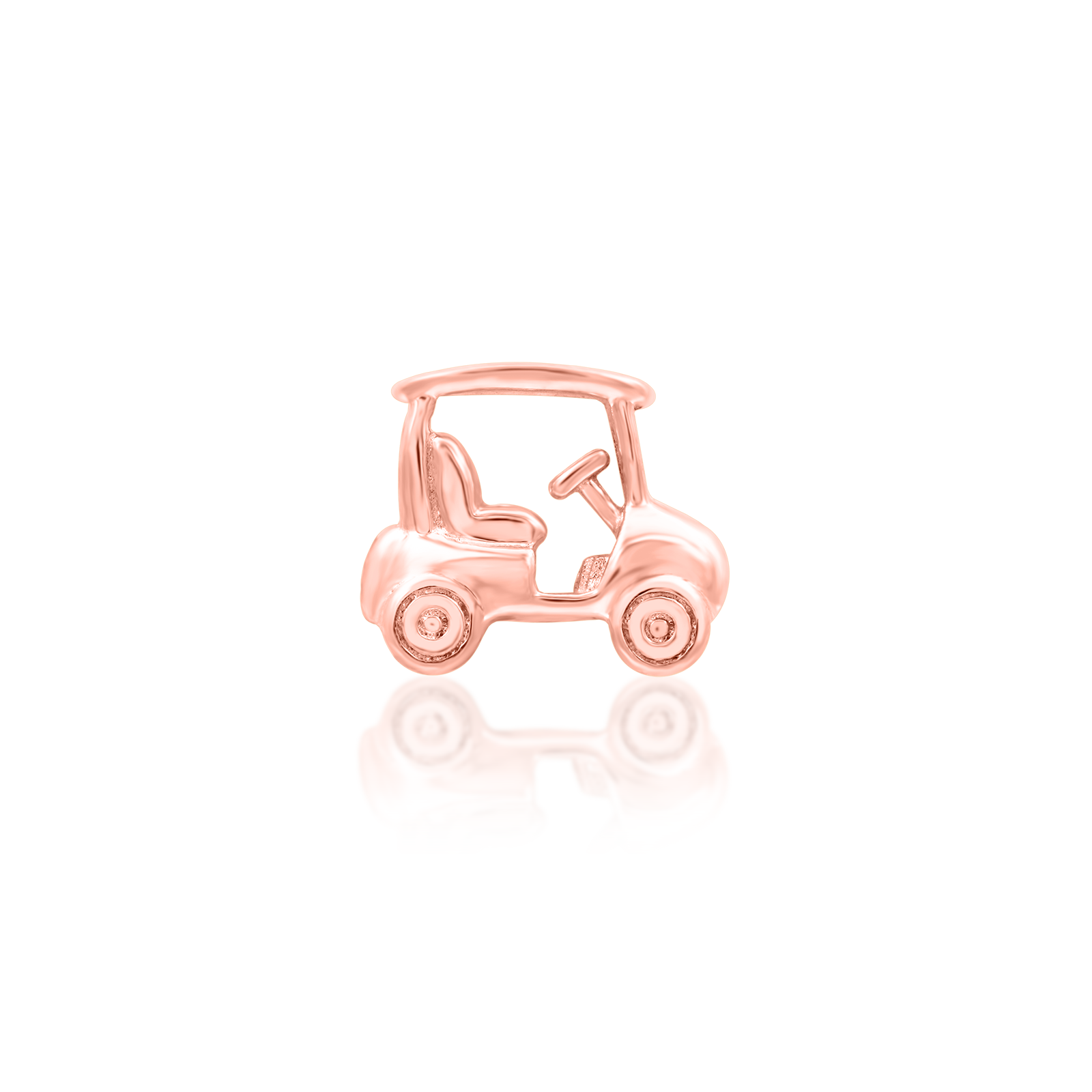 Golf Cart in 14k gold by Junipurr