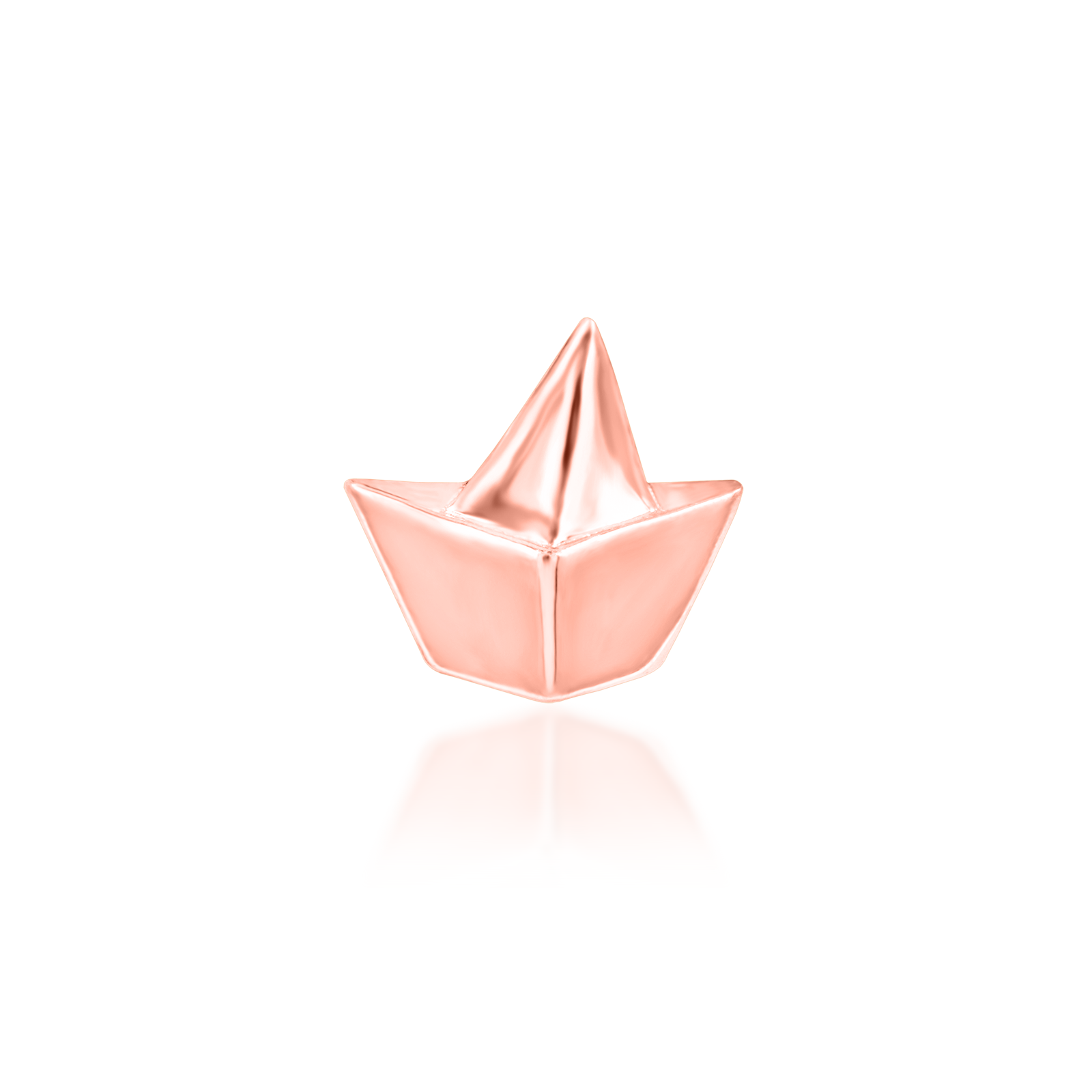 Paper Boat in 14k gold by Junipurr