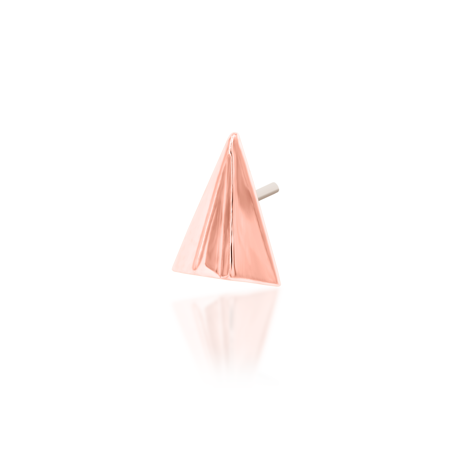 Paper Plane in 14k gold by Junipurr