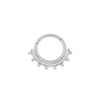 Tri-Bead Clicker in 14k White Gold by Junipurr