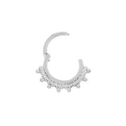 Tri-Bead Clicker in 14k White Gold by Junipurr