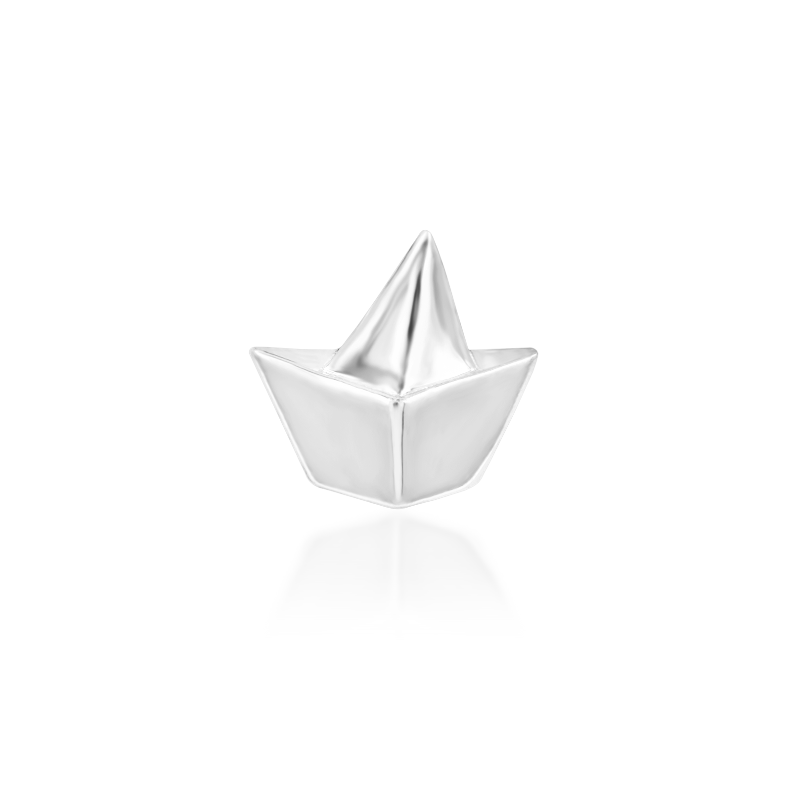 Paper Boat in 14k gold by Junipurr