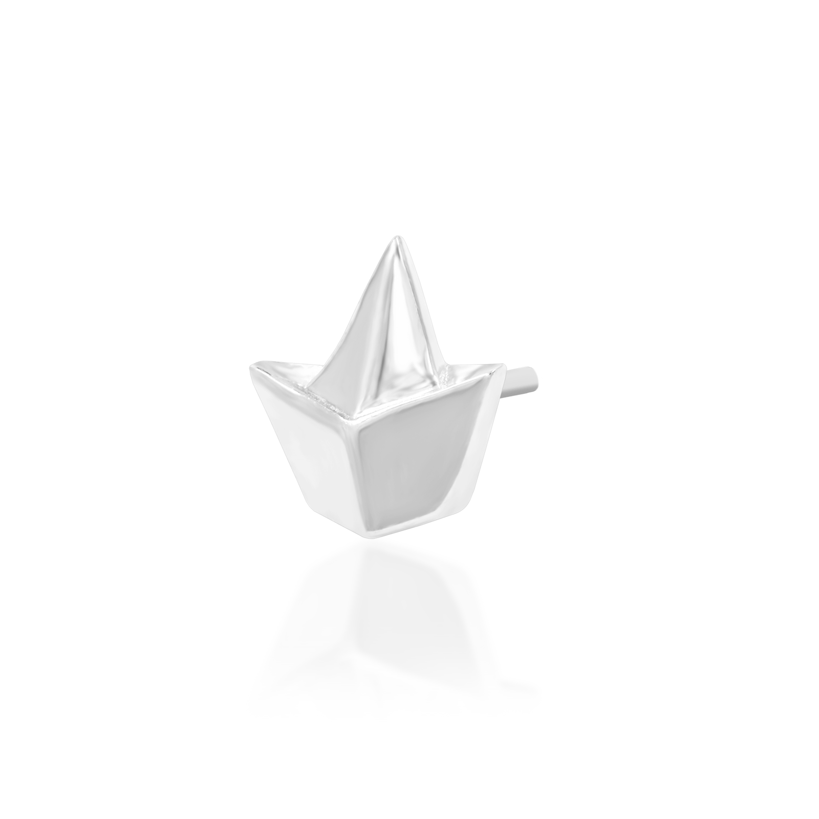 Paper Boat in 14k gold by Junipurr