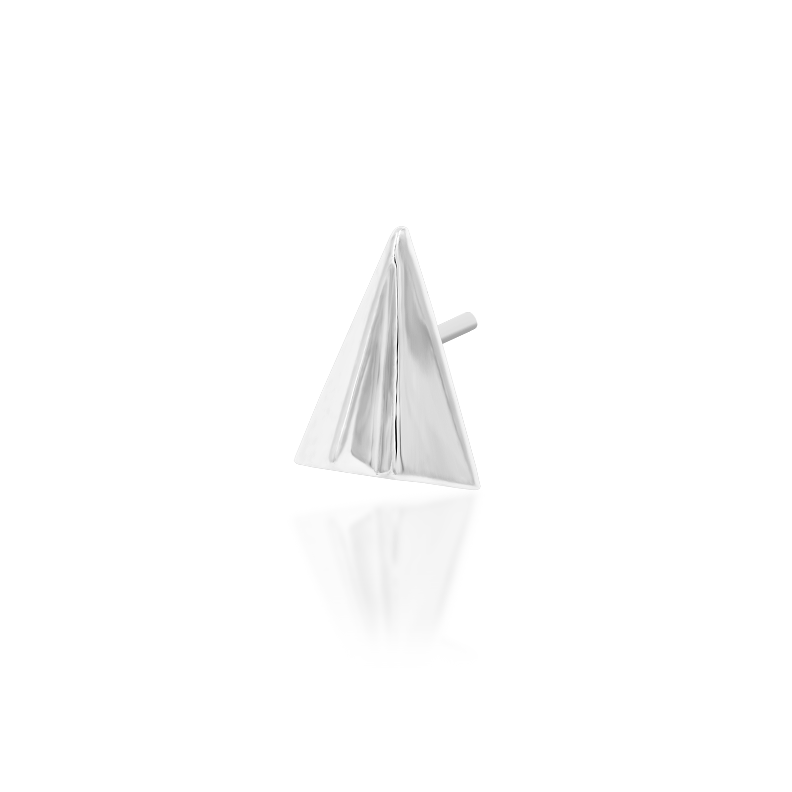 Paper Plane in 14k gold by Junipurr