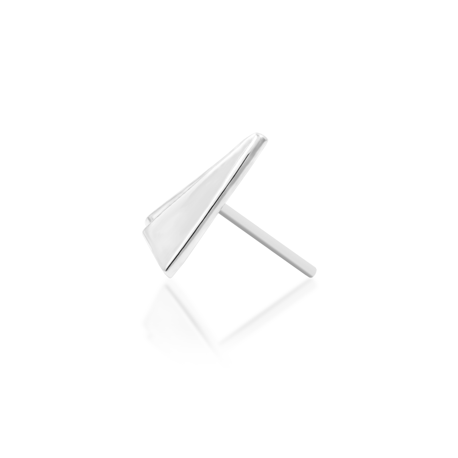 Paper Plane in 14k gold by Junipurr