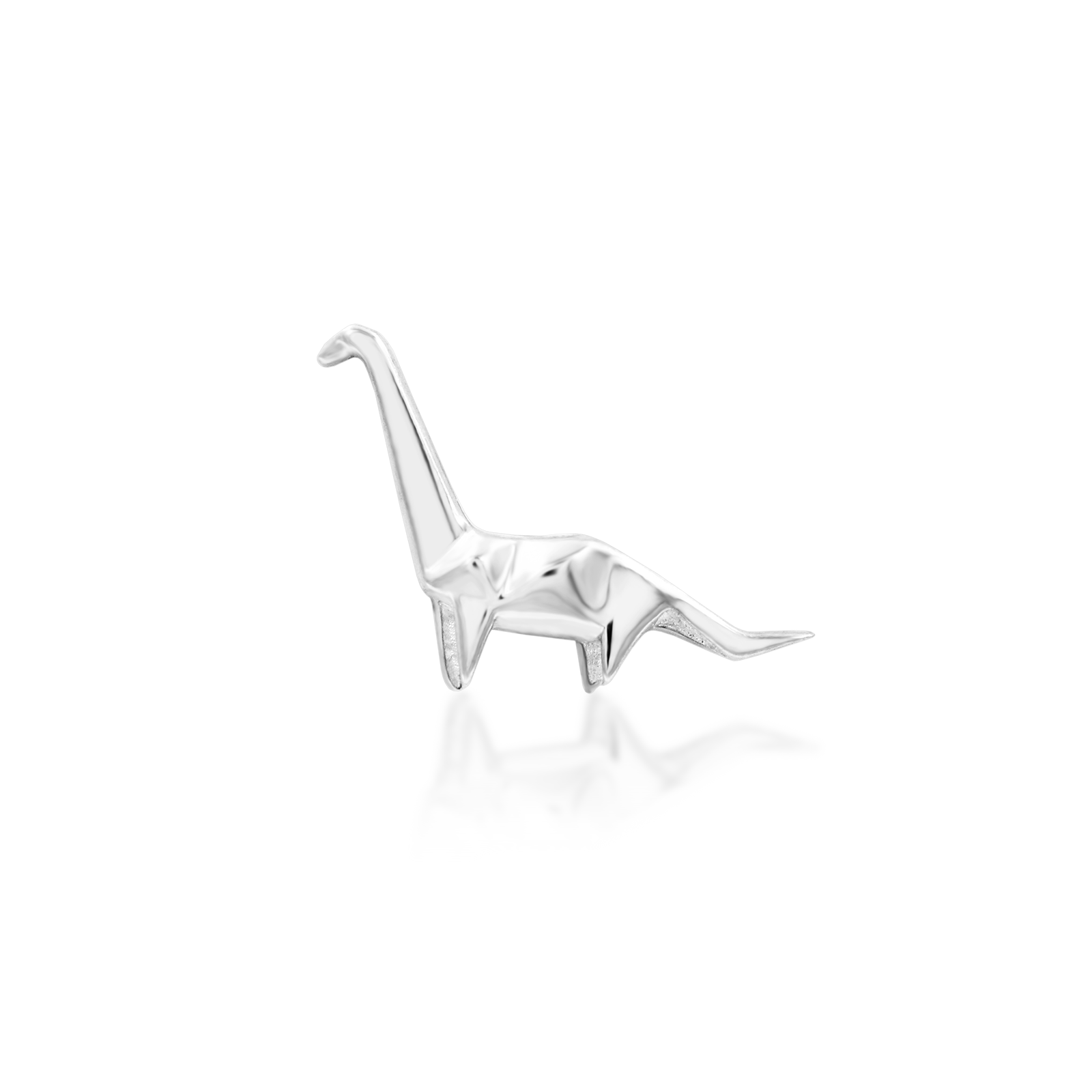 Paper-a-saurus in 14k gold by Junipurr