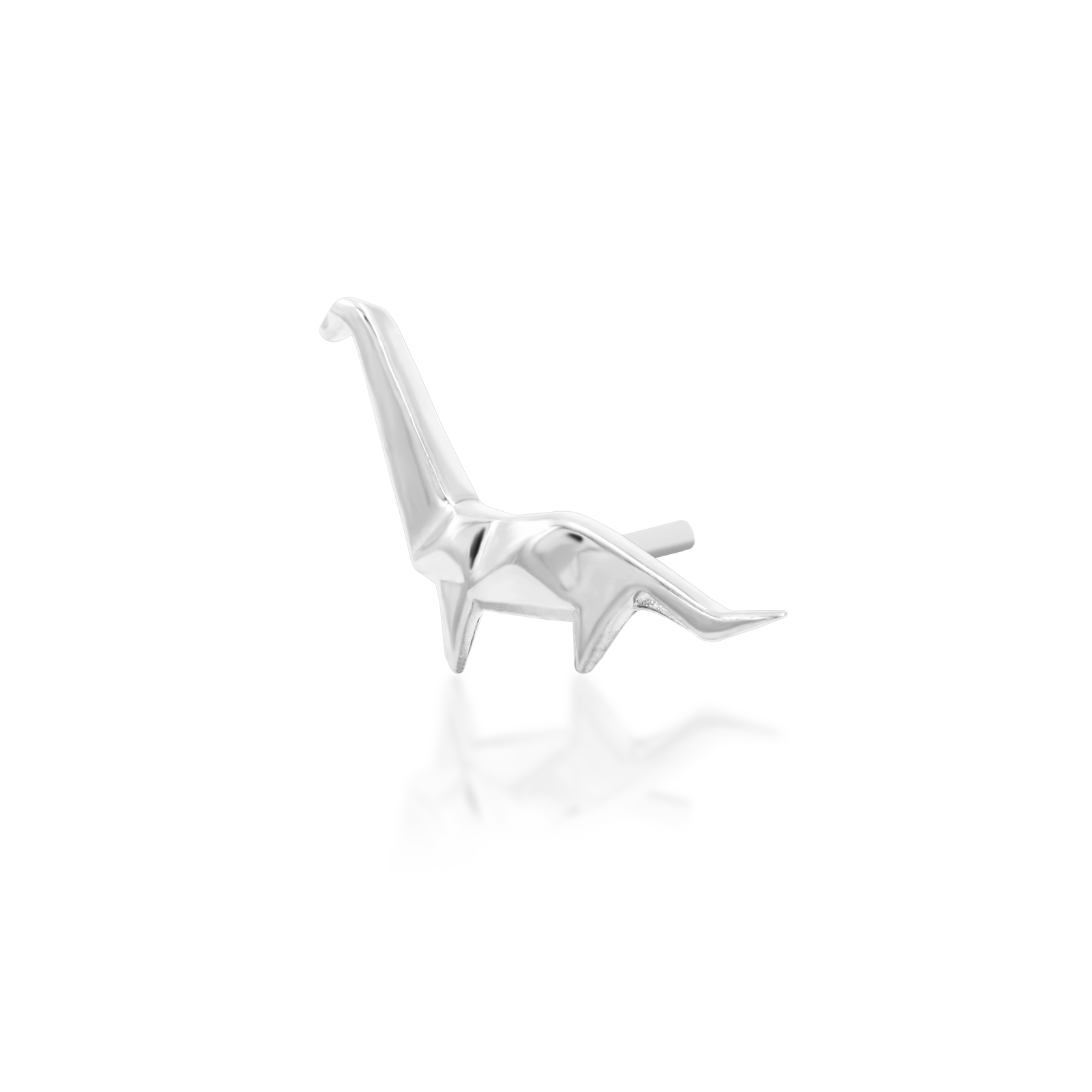 Paper-a-saurus in 14k gold by Junipurr